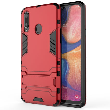For Samsung Galaxy A20s PC + TPU Shockproof Case with Holder