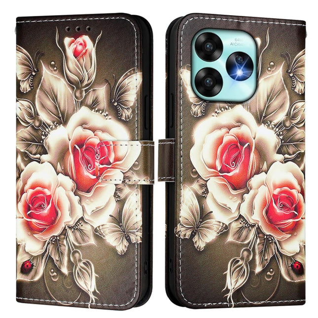 Colored Drawing Pattern Plain Weave Leather Phone Case, For Umidigi A15 / A15C / A15T, For UMIDIGI Power 7 / Power 7S, For UMIDIGI Power 7 Max