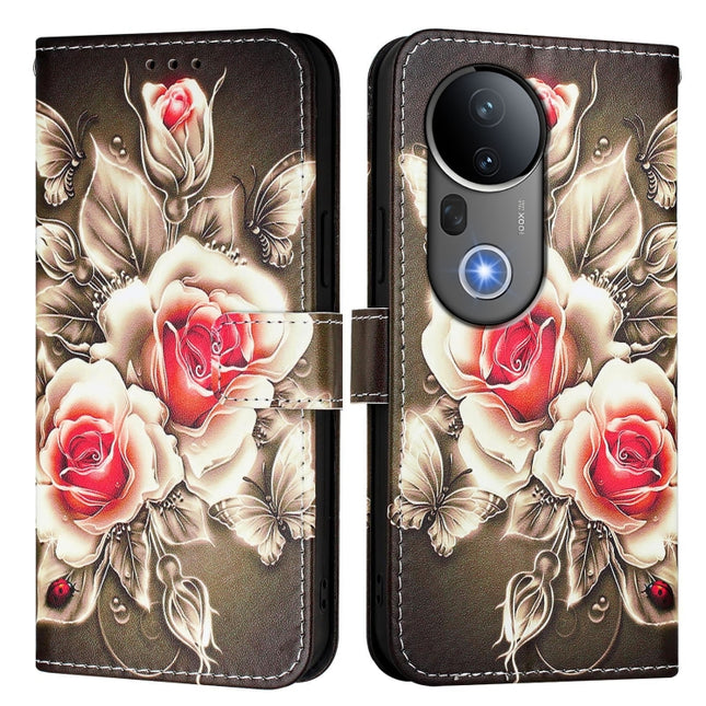 Colored Drawing Pattern Plain Weave Leather Phone Case, For vivo S20 Pro, For vivo S19 Pro, For vivo S19