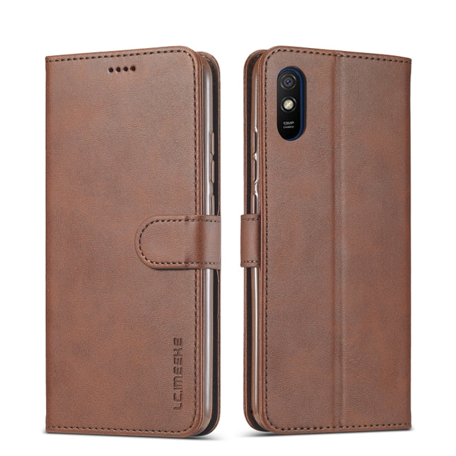 LC.IMEEKE Funda de piel con tapa horizontal con textura de piel de becerro, ranuras para tarjetas y billetera, para Xiaomi Redmi 9A, para iPhone 12 mini, para iPhone 12/12 Pro, para iPhone 12 Pro Max