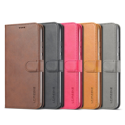 LC.IMEEKE Funda de piel con tapa horizontal con textura de piel de becerro, ranuras para tarjetas y billetera, para Xiaomi Redmi 9A, para iPhone 12 mini, para iPhone 12/12 Pro, para iPhone 12 Pro Max