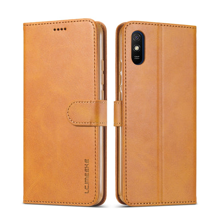 LC.IMEEKE Funda de piel con tapa horizontal con textura de piel de becerro, ranuras para tarjetas y billetera, para Xiaomi Redmi 9A, para iPhone 12 mini, para iPhone 12/12 Pro, para iPhone 12 Pro Max