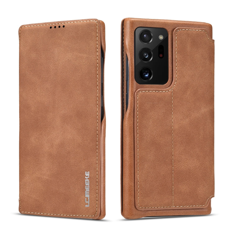 LC.IMEEKE Hon Ancient Series Horizontal Flip Leather Case with Holder & Card Slot, For Samsung Galaxy Note20 Ultra, For Samsung Galaxy A11 EU Version