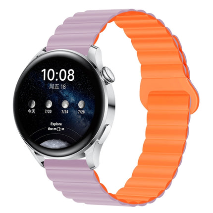 Two Color Magnetic Silicone Watch Band, 20mm