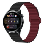 22mm / Black Wine Red