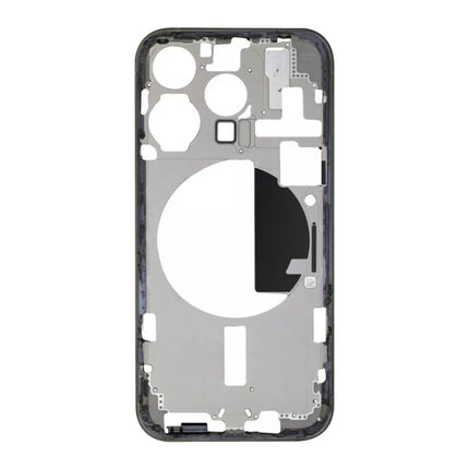 For iPhone 15 Pro Middle Frame Bezel Plate with Side Keys + Card Tray, China Version, US Version, CE EU Version