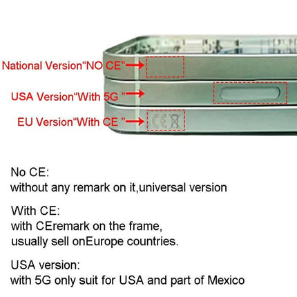 For iPhone 15 Pro Middle Frame Bezel Plate with Side Keys + Card Tray, China Version, US Version, CE EU Version