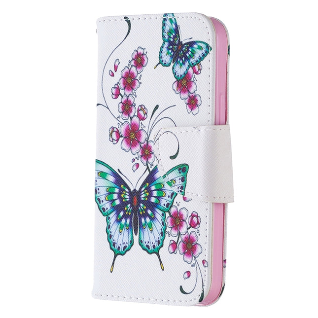 Colored Drawing Pattern Horizontal Flip Leather Case with Holder & Card Slots & Wallet, For iPhone 12 mini, For iPhone 12 / 12 Pro