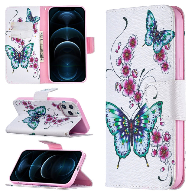Colored Drawing Pattern Horizontal Flip Leather Case with Holder & Card Slots & Wallet, For iPhone 12 Pro Max, For Samsung Galaxy Note20