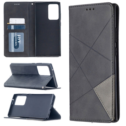 Rhombus Texture Horizontal Flip Magnetic Leather Case with Holder & Card Slots & Wallet, For Samsung Galaxy Note 20 Ultra, For Samsung Galaxy Note 20