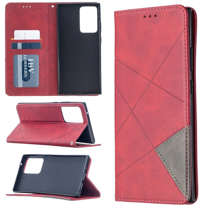 Rhombus Texture Horizontal Flip Magnetic Leather Case with Holder & Card Slots & Wallet, For Samsung Galaxy Note 20 Ultra, For Samsung Galaxy Note 20