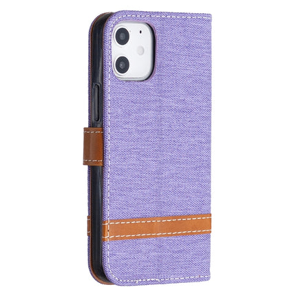 Color Matching Denim Texture Horizontal Flip Leather Case with Holder & Card Slots & Wallet & Lanyard, For iPhone 12 mini, For iPhone 12 / 12 Pro