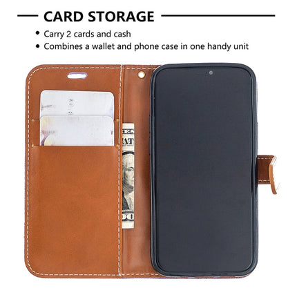 Color Matching Denim Texture Horizontal Flip Leather Case with Holder & Card Slots & Wallet & Lanyard, For iPhone 12 mini, For iPhone 12 / 12 Pro