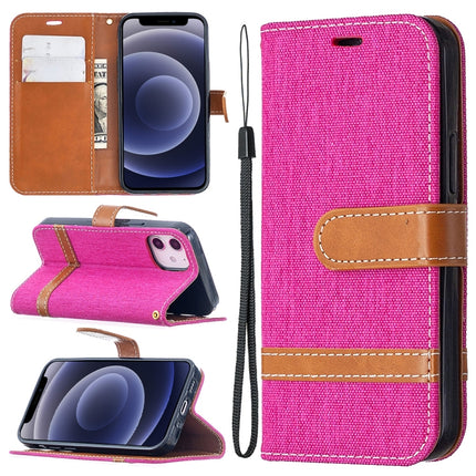 Color Matching Denim Texture Horizontal Flip Leather Case with Holder & Card Slots & Wallet & Lanyard, For iPhone 12 mini, For iPhone 12 / 12 Pro