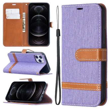 Color Matching Denim Texture Horizontal Flip Leather Case with Holder & Card Slots & Wallet & Lanyard, For iPhone 12 mini, For iPhone 12 / 12 Pro