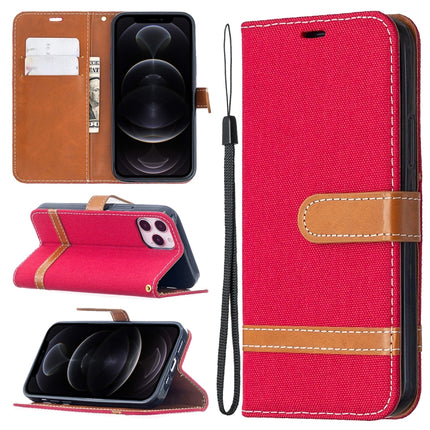 Color Matching Denim Texture Horizontal Flip Leather Case with Holder & Card Slots & Wallet & Lanyard, For iPhone 12 mini, For iPhone 12 / 12 Pro