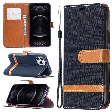 Color Matching Denim Texture Horizontal Flip Leather Case with Holder & Card Slots & Wallet & Lanyard, For iPhone 12 mini, For iPhone 12 / 12 Pro