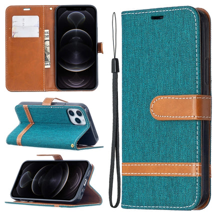 Color Matching Denim Texture Horizontal Flip Leather Case with Holder & Card Slots & Wallet & Lanyard, For iPhone 12 mini, For iPhone 12 / 12 Pro