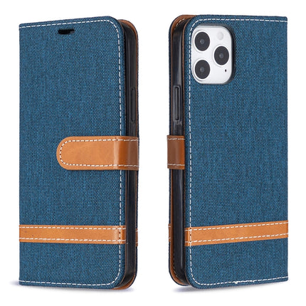 Color Matching Denim Texture Horizontal Flip Leather Case with Holder & Card Slots & Wallet & Lanyard, For iPhone 12 mini, For iPhone 12 / 12 Pro