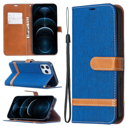 Color Matching Denim Texture Horizontal Flip Leather Case with Holder & Card Slots & Wallet & Lanyard, For iPhone 12 Pro Max, For Samsung Galaxy Note20