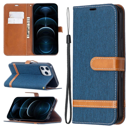 Color Matching Denim Texture Horizontal Flip Leather Case with Holder & Card Slots & Wallet & Lanyard, For iPhone 12 Pro Max, For Samsung Galaxy Note20