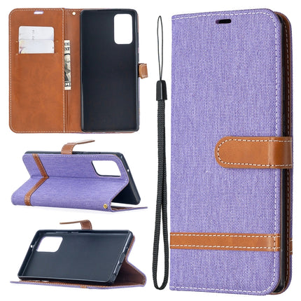Color Matching Denim Texture Horizontal Flip Leather Case with Holder & Card Slots & Wallet & Lanyard, For iPhone 12 Pro Max, For Samsung Galaxy Note20
