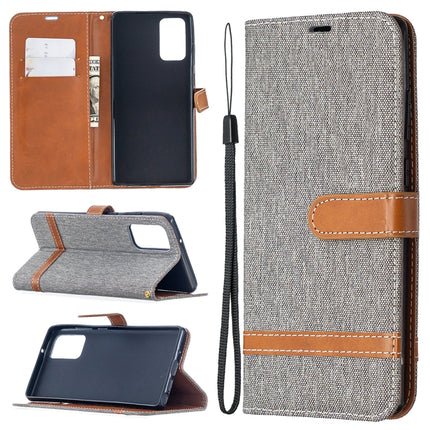 Color Matching Denim Texture Horizontal Flip Leather Case with Holder & Card Slots & Wallet & Lanyard, For iPhone 12 Pro Max, For Samsung Galaxy Note20