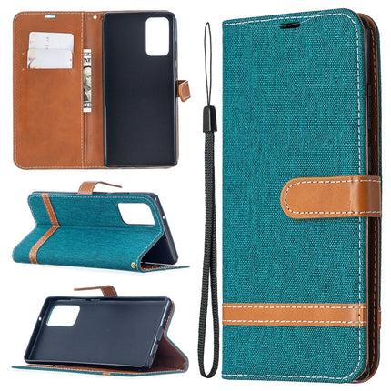 Color Matching Denim Texture Horizontal Flip Leather Case with Holder & Card Slots & Wallet & Lanyard, For iPhone 12 Pro Max, For Samsung Galaxy Note20