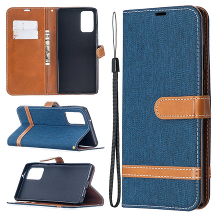 Color Matching Denim Texture Horizontal Flip Leather Case with Holder & Card Slots & Wallet & Lanyard, For iPhone 12 Pro Max, For Samsung Galaxy Note20