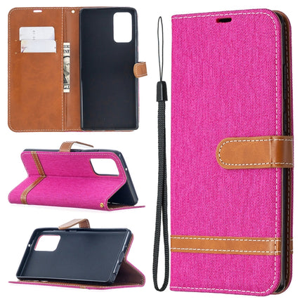 Color Matching Denim Texture Horizontal Flip Leather Case with Holder & Card Slots & Wallet & Lanyard, For iPhone 12 Pro Max, For Samsung Galaxy Note20