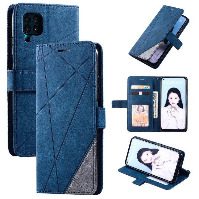 Skin Feel Splicing Horizontal Flip Leather Case with Holder & Card Slots & Wallet & Photo Frame, For Huawei P40 Lite, For Huawei Mate 20 Lite, For Huawei Honor 10 Lite, For Huawei Y5p / Honor 9s
