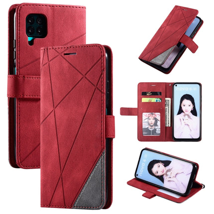 Skin Feel Splicing Horizontal Flip Leather Case with Holder & Card Slots & Wallet & Photo Frame, For Huawei P40 Lite, For Huawei Mate 20 Lite, For Huawei Honor 10 Lite, For Huawei Y5p / Honor 9s