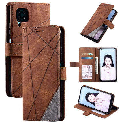 Skin Feel Splicing Horizontal Flip Leather Case with Holder & Card Slots & Wallet & Photo Frame, For Huawei P40 Lite, For Huawei Mate 20 Lite, For Huawei Honor 10 Lite, For Huawei Y5p / Honor 9s
