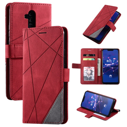 Skin Feel Splicing Horizontal Flip Leather Case with Holder & Card Slots & Wallet & Photo Frame, For Huawei P40 Lite, For Huawei Mate 20 Lite, For Huawei Honor 10 Lite, For Huawei Y5p / Honor 9s