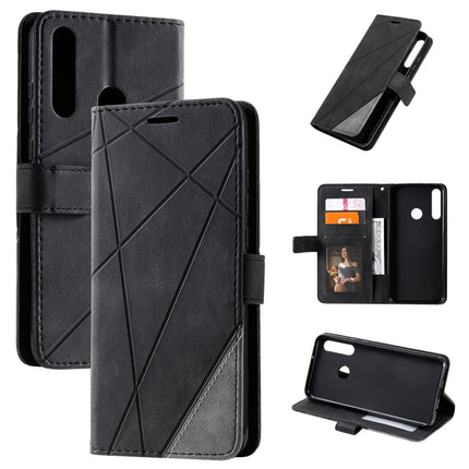 Skin Feel Splicing Horizontal Flip Leather Case with Holder & Card Slots & Wallet & Photo Frame, For Huawei Y6p, For Huawei nova 7 Pro 5G
