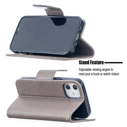Embossing Two Butterflies Pattern Horizontal Flip PU Leather Case with Holder & Card Slot & Wallet & Lanyard, For iPhone 12 mini, For iPhone 12 / 12 Pro, For iPhone 12 Pro Max, For Samsung Galaxy Note20