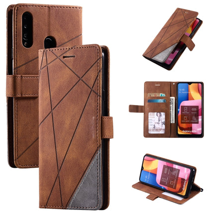 Skin Feel Splicing Horizontal Flip Leather Case with Holder & Card Slots & Wallet & Photo Frame, For Samsung Galaxy A20s, For Samsung Galaxy A70s, For Samsung Galaxy Note 8, For Samsung Galaxy A21s