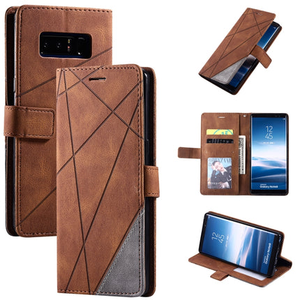 Skin Feel Splicing Horizontal Flip Leather Case with Holder & Card Slots & Wallet & Photo Frame, For Samsung Galaxy A20s, For Samsung Galaxy A70s, For Samsung Galaxy Note 8, For Samsung Galaxy A21s