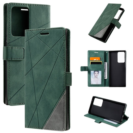 Skin Feel Splicing Horizontal Flip Leather Case with Holder & Card Slots & Wallet & Photo Frame, For Samsung Galaxy Note20 Ultra, For Samsung Galaxy Note20