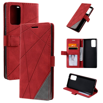 Skin Feel Splicing Horizontal Flip Leather Case with Holder & Card Slots & Wallet & Photo Frame, For Samsung Galaxy Note20 Ultra, For Samsung Galaxy Note20