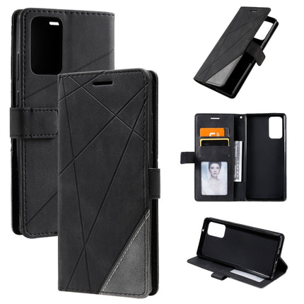 Skin Feel Splicing Horizontal Flip Leather Case with Holder & Card Slots & Wallet & Photo Frame, For Samsung Galaxy Note20 Ultra, For Samsung Galaxy Note20