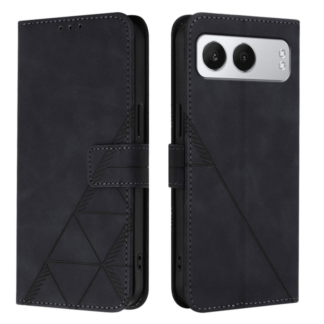 Crossbody 3D Embossed Flip Leather Phone Case, For OnePlus Nord 4 5G, For OnePlus Nord CE4 Lite, For OnePlus 12R 5G Global, For OnePlus 12 5G Global