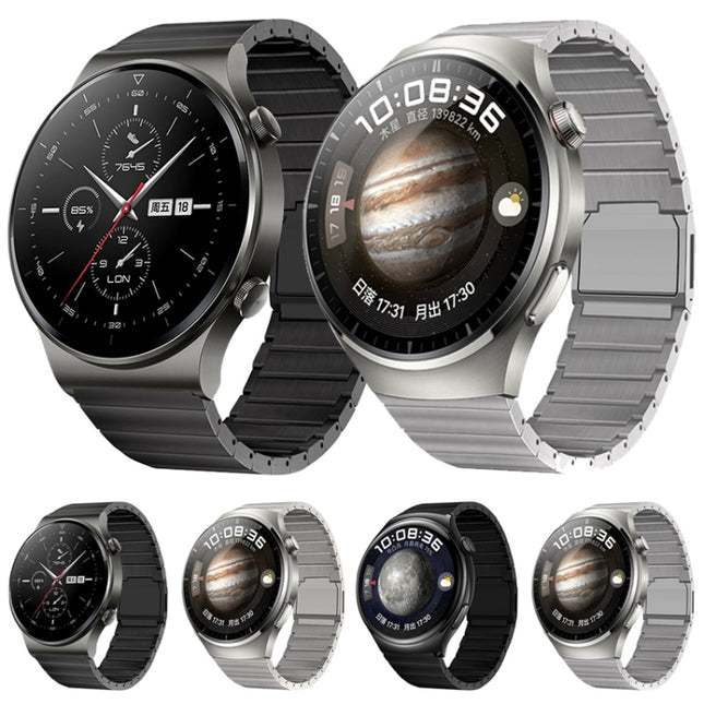 One-bead Bamboo Magnetic Buckle Pure Titanium Watch Band