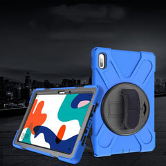 Shockproof Colorful Silicone + PC Protective Case with Holder & Hand Grip Strap, For Huawei MediaPad M6 10.8, For Huawei MediaPad M5 10.8, For Huawei MatePad 10.4, For iPad Mini 3 & 2 & 1