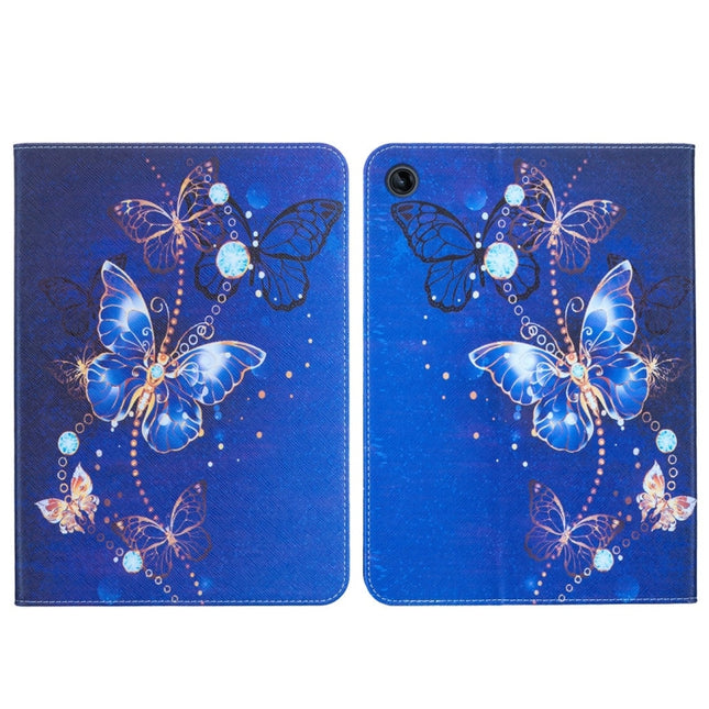 Colored Drawing Leather Tablet Case, For Lenovo Tab M10 X605F / M10 HD X505, For Lenovo Tab M10 Plus 10.3