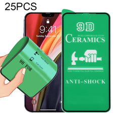 25 PCS 9D Full Screen Full Glue Ceramic Film, For iPhone 12 mini (25 PCS), For iPhone 12 / 12 Pro (25 PCS), For iPhone 12 Pro Max (25 PCS)