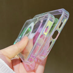 Gradient Color MagSafe Airbag Full Coverage Phone Case, For iPhone 11 Pro