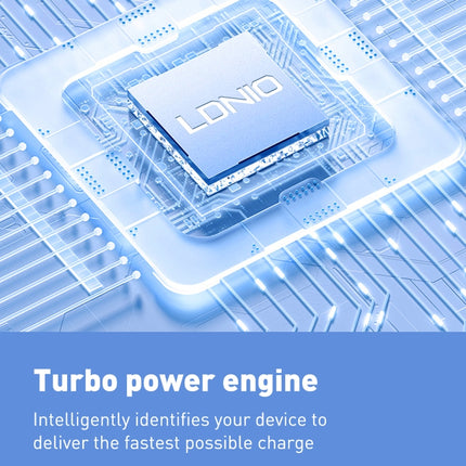 LDNIO Q334 32W Type-C + Dual USB Port Charger with 1m Micro USB Data Cable, EU Plug