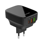 EU Plug / Black