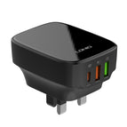 UK Plug / Black